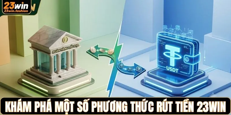 Khám phá một số phương thức rút tiền 23WIN