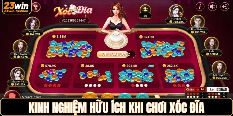 Kinh nghiệm hữu ích khi chơi xóc đĩa