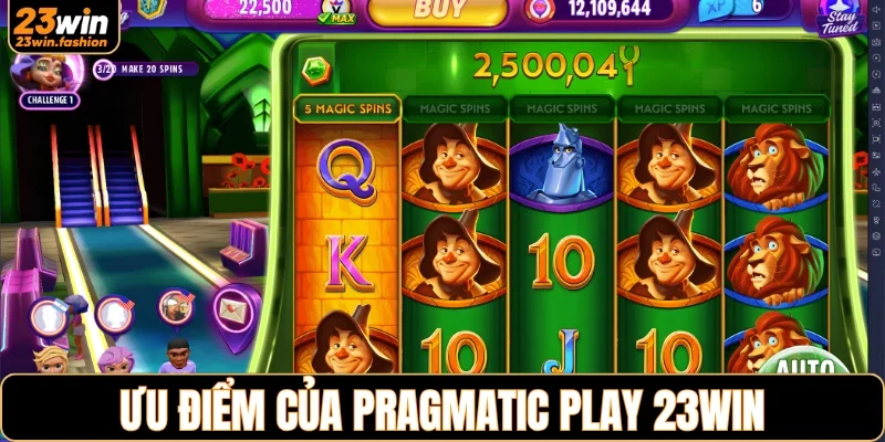 Những ưu điểm của Pragmatic Play 23WIN