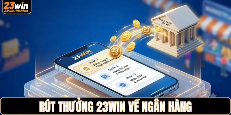 Rút thưởng 23WIN về ngân hàng